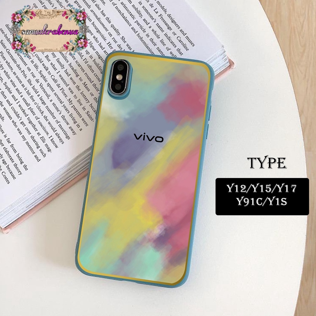 SS044 SOFTCASE RAINBOW VIVO Y12 Y15 Y17 Y20 Y20S Y12S Y30 Y50 Y30I Y51 Y91 Y93 Y95 Y91C Y1S V5 Y67 Y66 SB2796