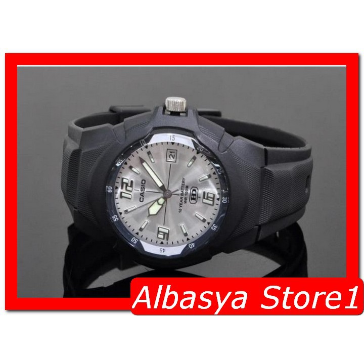 CASIO MW 600F >> Jam Tangan Cowok / Jam Tangan Pria / Jam Tangan Casio Original/ Tali Rubber Premium