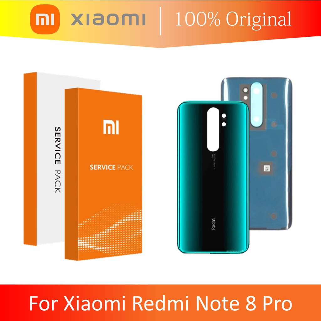 [ CHECK.ID ] BACKDOOR BACK COVER CASING XIAOMI REDMI NOTE 8 PRO ORIGINAL