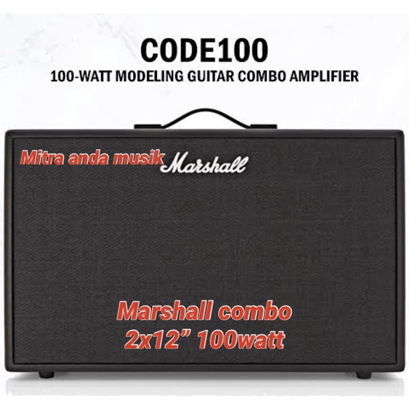 Speaker aktif ampli amplifier gitar marshall code100
