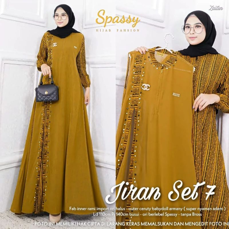 Jiran Set 4/jiran set 3/Jiran set 5/Jiran set 7/Jiran Set 6/set gamis 2in1 terbaru/Jiran Set 2
