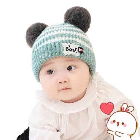 Topi Kupluk Anak Bayi Laki Laki Perempuan New Born Usia 0-3 Tahun kualitas premium