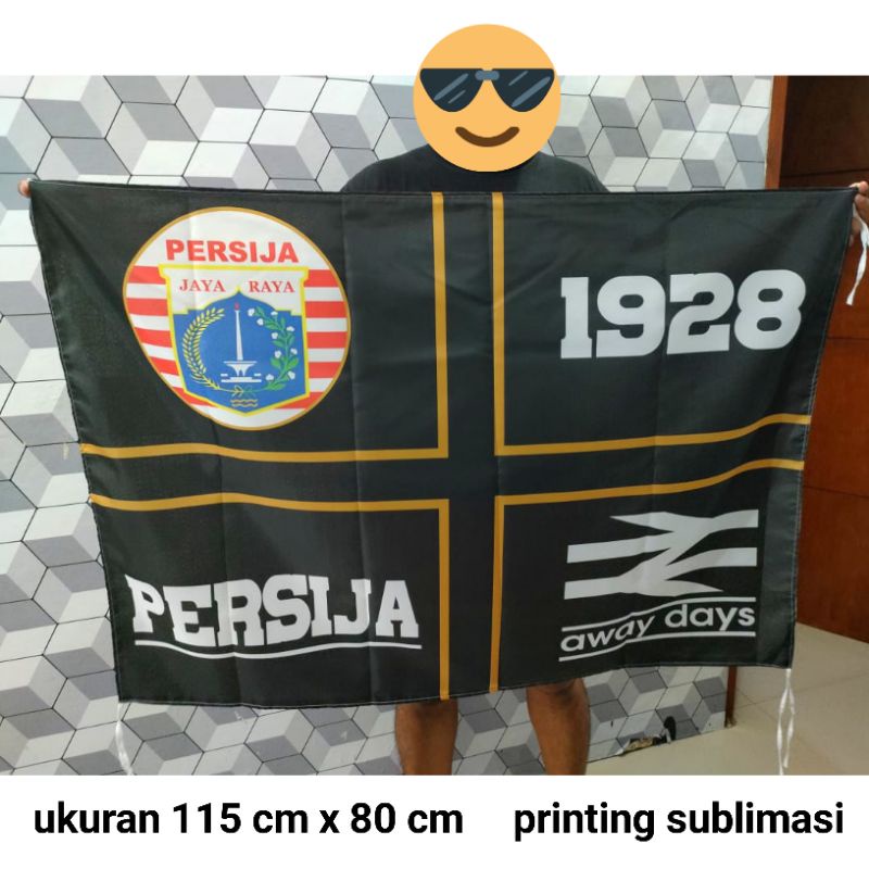 BENDERA PERSIJA JAKARTA AWAY BESAR TERMURAH