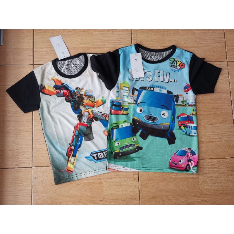 Kaos oblong print Thai anak 3-15  tahun