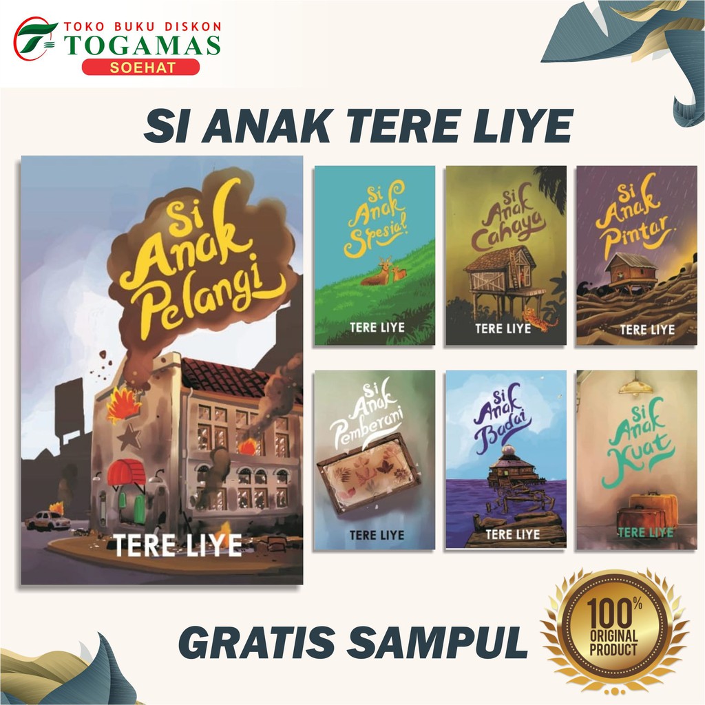 Buku Best Seller Karya Tere Liye Seri Si Anak Badai Cahaya Kuat Pemberani Pintar Spesial Pelangi Shopee Indonesia