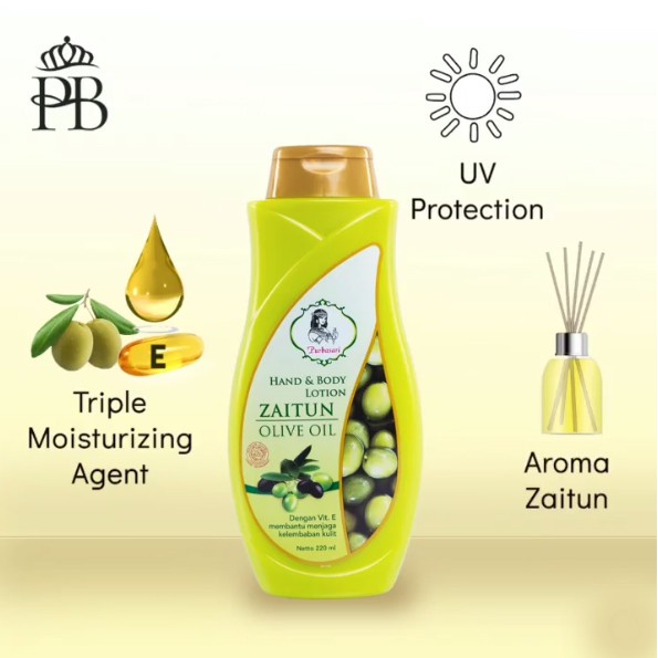 Purbasari Hand And Body Lotion Zaitun 100 ml &amp; 220 ml