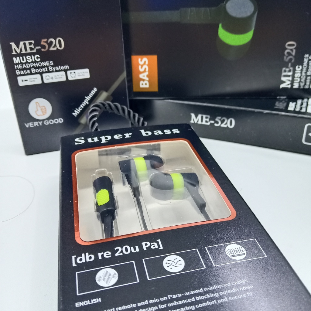 HANDSFREE / HEADPHONE / EARPHONE / HEADSET BRANDED JB ME-520