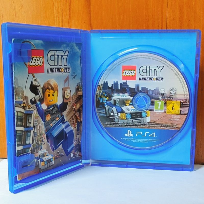 Lego City Undercover PS4 Kaset Lego City Under Cover Playstation PS 4 5 CD BD Game Games Lego Citys Undercovers le go super heroes avengers reg 3 region 3 asia marvel batman starwars star wars game mainan anak original asli ori ps4 ps5