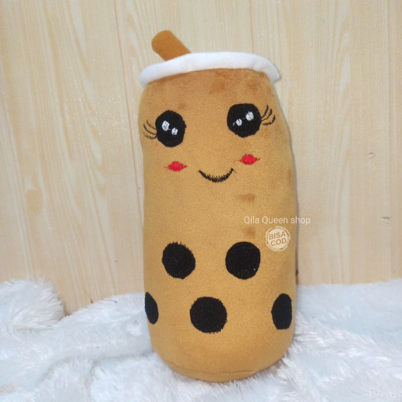 boneka Boba OBRAL, boneka gentong obral 27cm milk tea, brown sugar