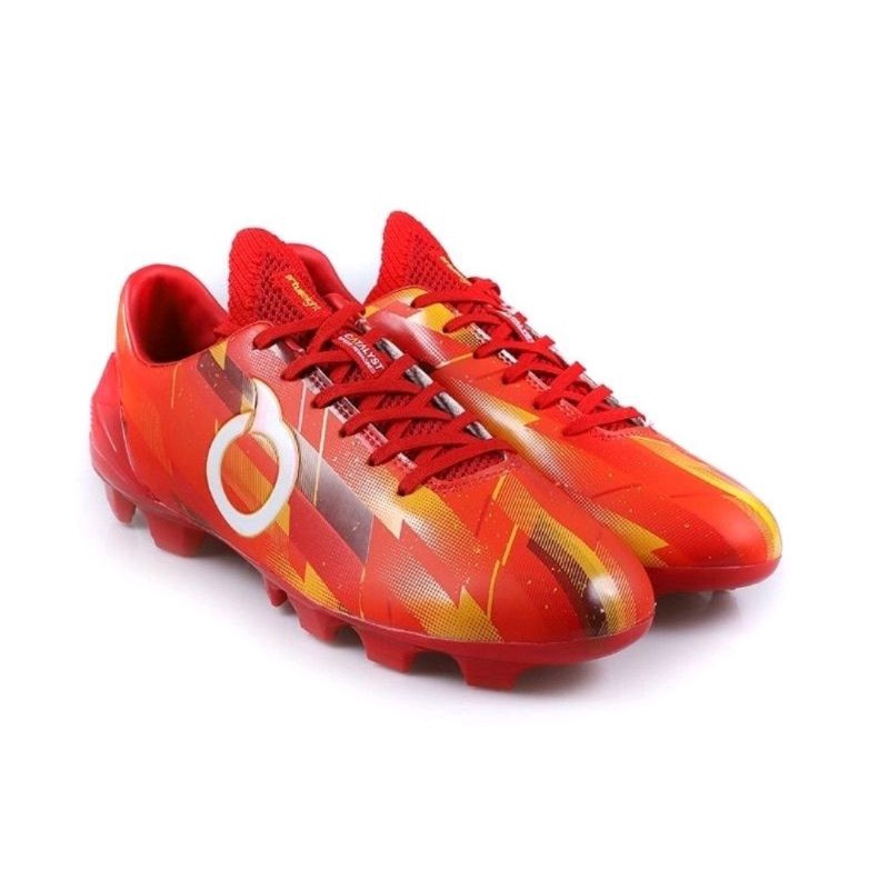 OBRAL SEPATU BOLA ORTUSEIGHT CATALYST THERION FG ( 100 % ORIGINAL)-ORTRANGE/RED/WHITE