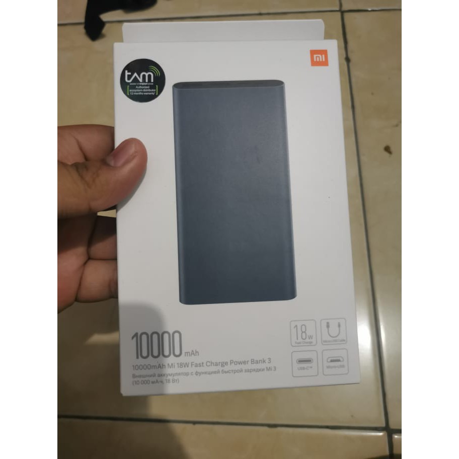 Mi powerbank 3 18w fast charge - 10000 mah