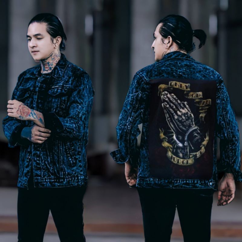 Jaket Jeans NAVY Pria / Jaket Jeans Pria Distro / Jaket Pria Keren / Jaket Casual Pria / Jaket Outdo