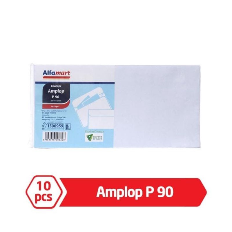 

Alfamart Amplop P 90 10 pcs