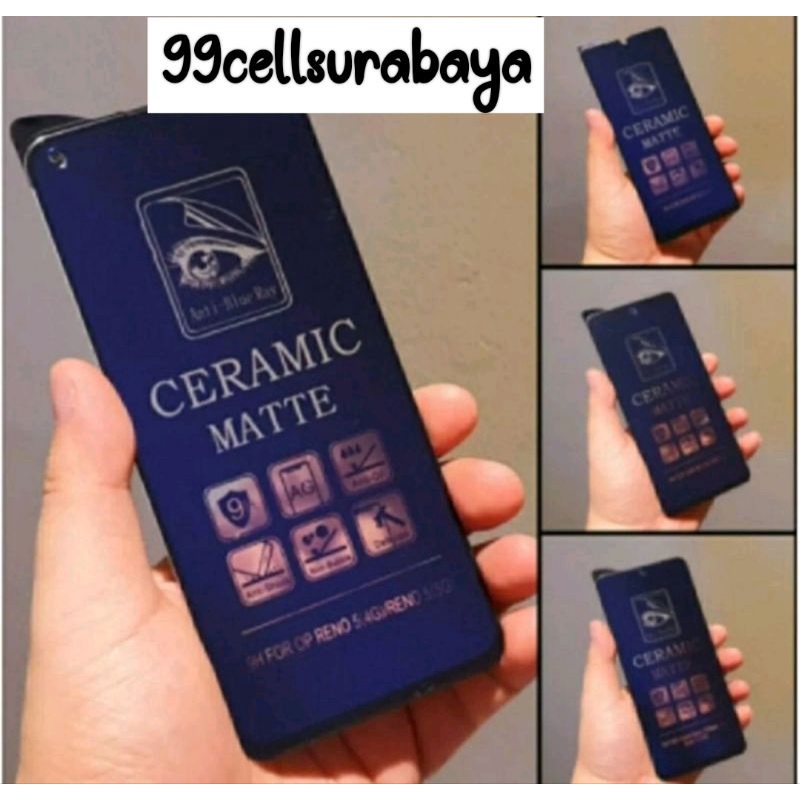 TG Anti gores ceramic anti blue matte redmi xiaomi all type