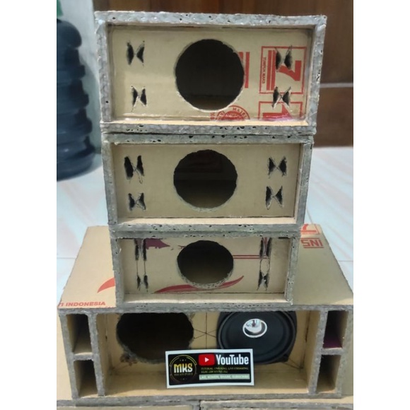 BOX LINE ARRAY DOUBLE DAN SINGLE LUBANG SPEAKER 1,5 -2 INCHI