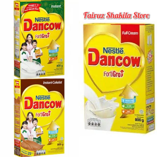 

Susu Dancow Fortigo Full Cream / Instant / Coklat 800gr