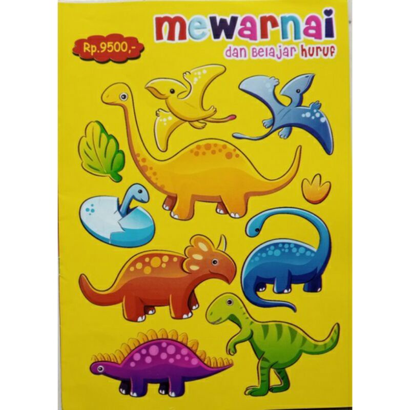

BUKU MEWARNAI ANAK TK DINISAURUS