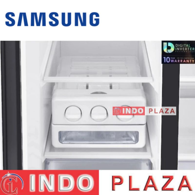 KULKAS SAMSUNG SIDE BY SIDE RS62R6041B4 INVERTER 700 Liter