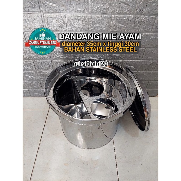 Dandang mie ayam / Panci mie ayam / Tong mie bakso