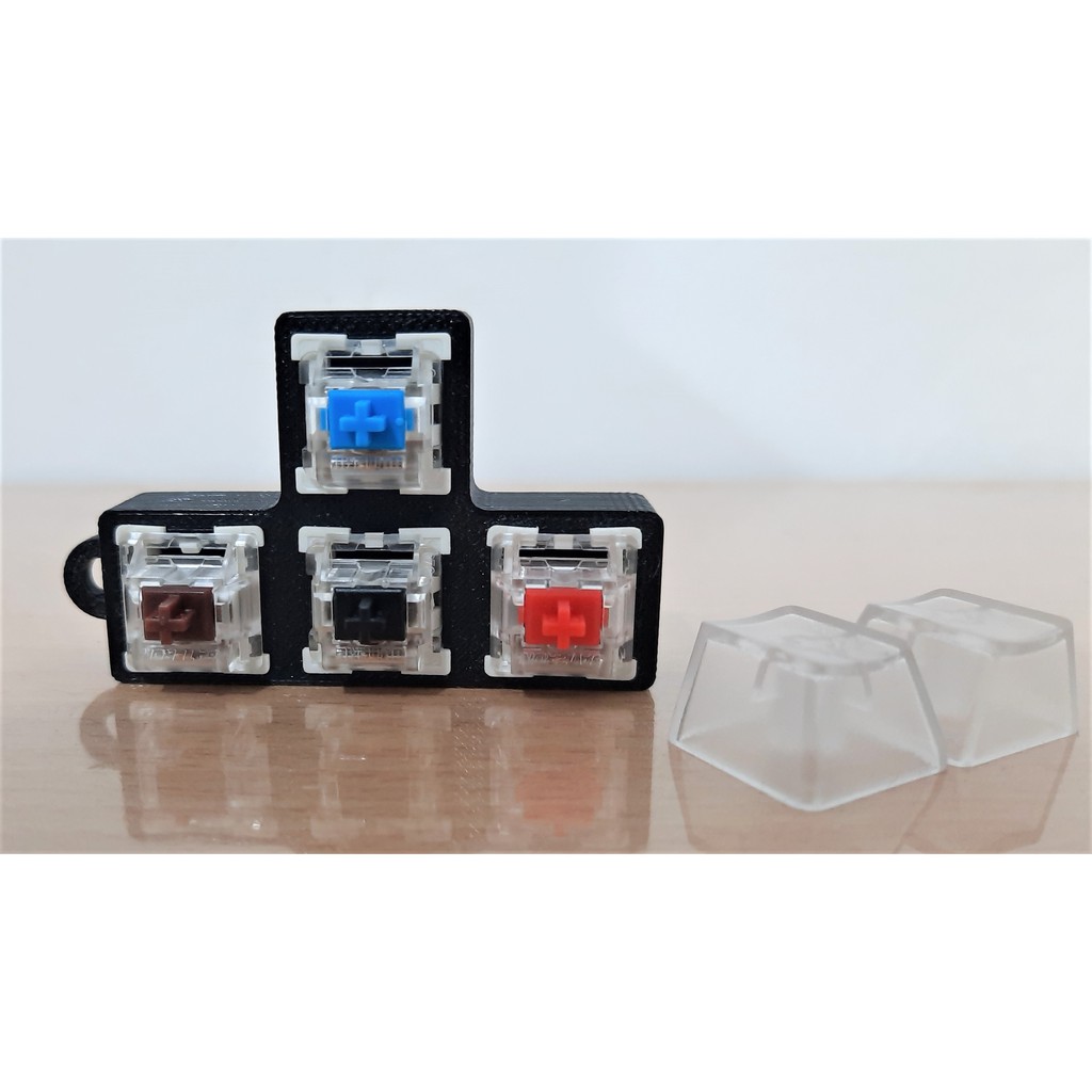 Mechanical Tester Kit Keychain 4 buttons (Cocok untuk Outemu , Gateron , Cherry MX Switch )