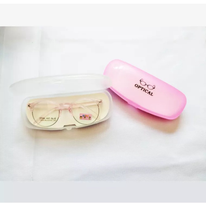 Kacamata Anak Anti Radiasi HP - Komputer - Laptop Fream Gantung Free Cairan Pembersih Lensa Box Dan Lap-1