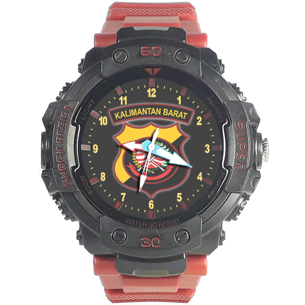 Jam Tangan POLDA KALIMANTAN BARAT Bagus
