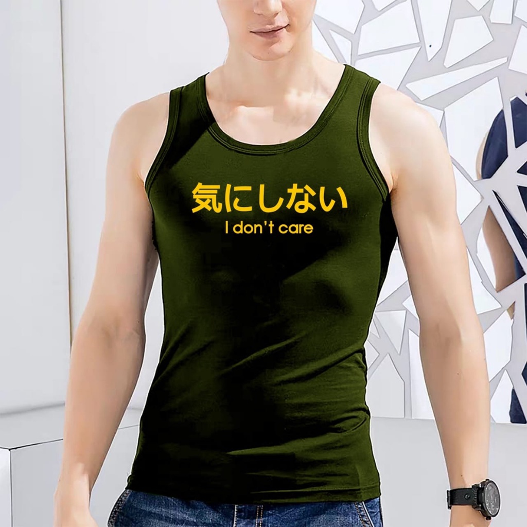 Asgard777 - SINGLET I DONT CARE  / singlet terbaru  / kaos dalam / singlet cowok / singlet pria