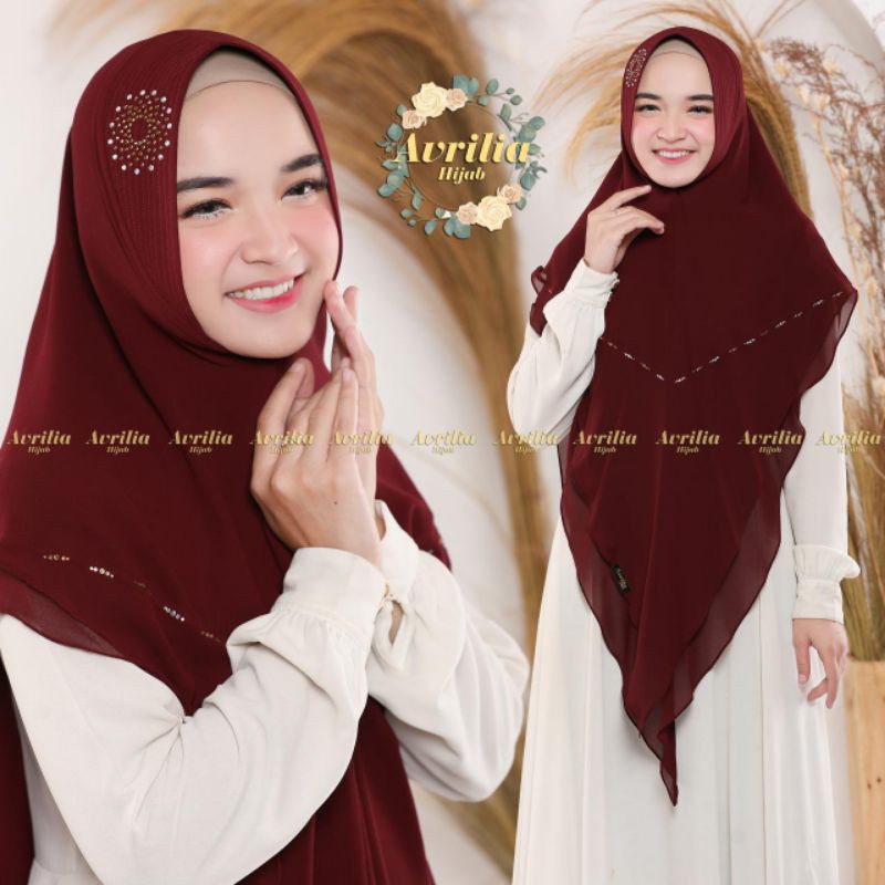 Terbaru...!!! Khimar kadhijah ori by avrilia