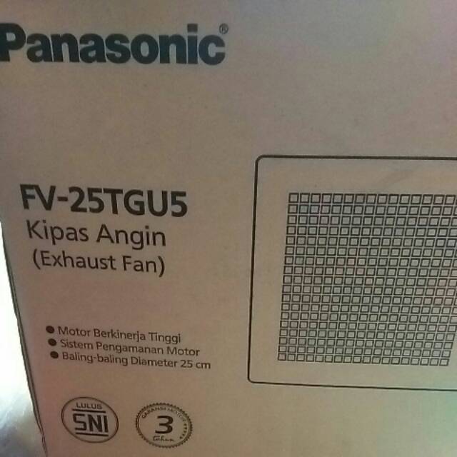 Panasonic exhaust fab