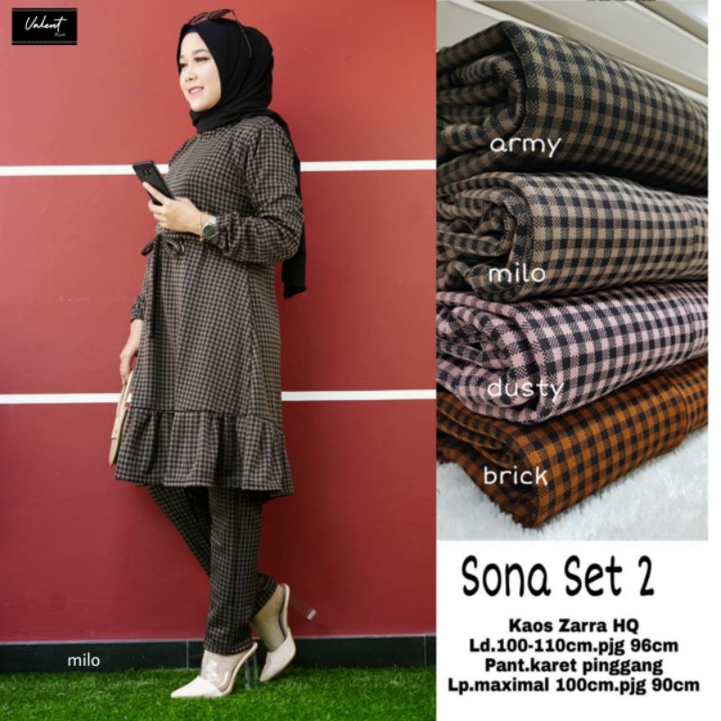 Sona Set 2 By Valent Hijab Original