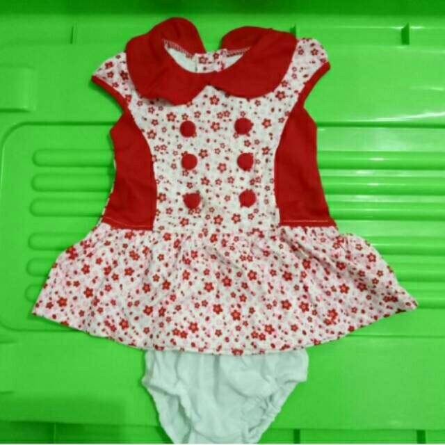 Dress anak perempuam /dress bayi motif Flower