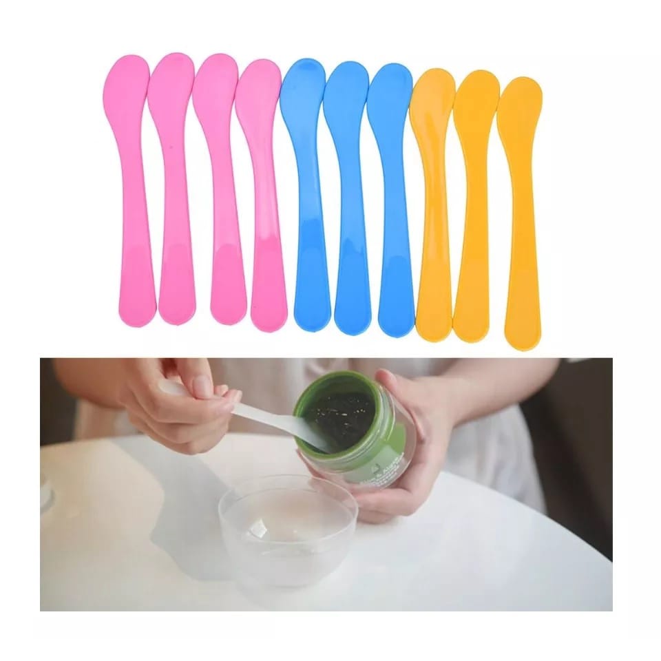 `ღ´ PHINKL `ღ´ spatula masker warna warni untuk aplikasi oles masker organik bubuk