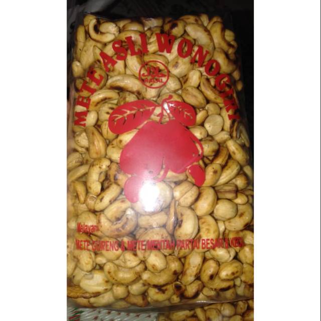 

Kacang Mete/Mede Matang Bakar 1000Gram Grade Super Asli Wonogiri