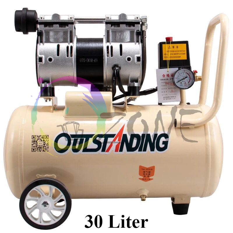 KOMPRESOR UDARA - AIR COMPRESSOR OUTSTANDING OTS-550 SILENT TANPA OLI