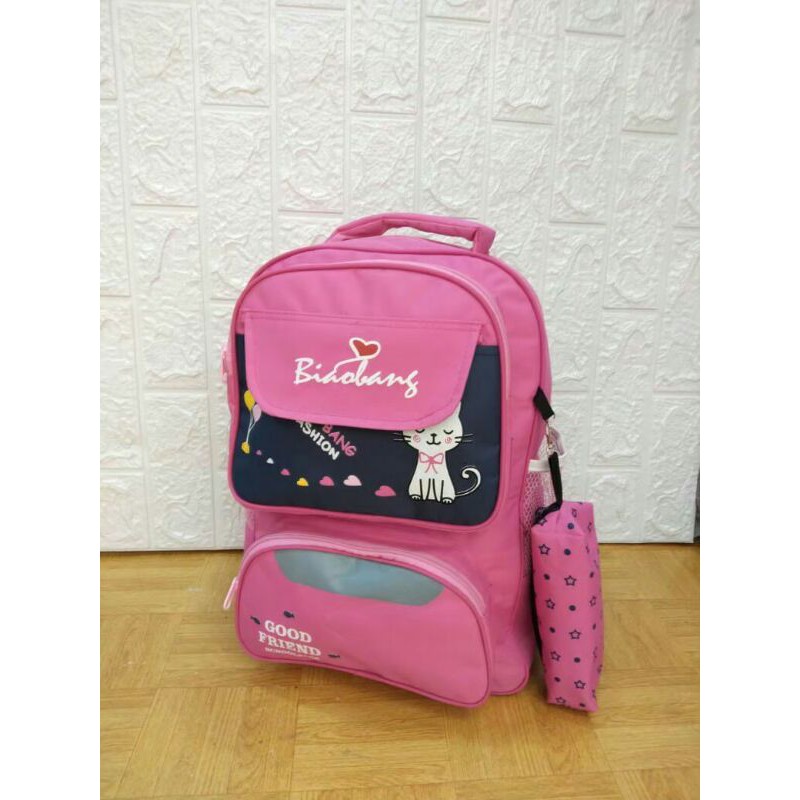 Tas Anak Ransel Anak Perempuan Tas Sekolah Sd Cat Love