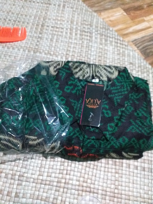 Kemeja Batik Pria Lengan Panjang Motif Songket New Alka 09