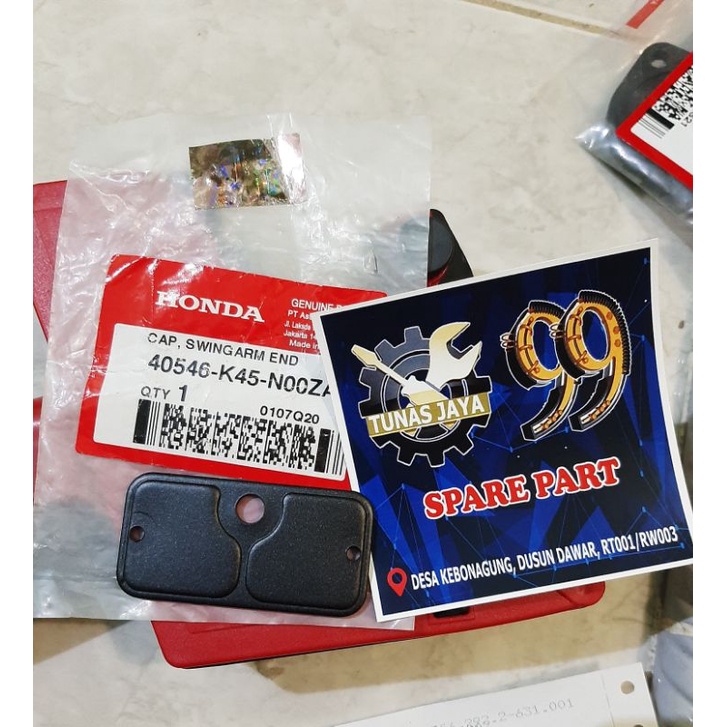 40546-K45-N00ZA CAP SWINGARM END (PLAT TUTUP ANTING MOTOR) HGP