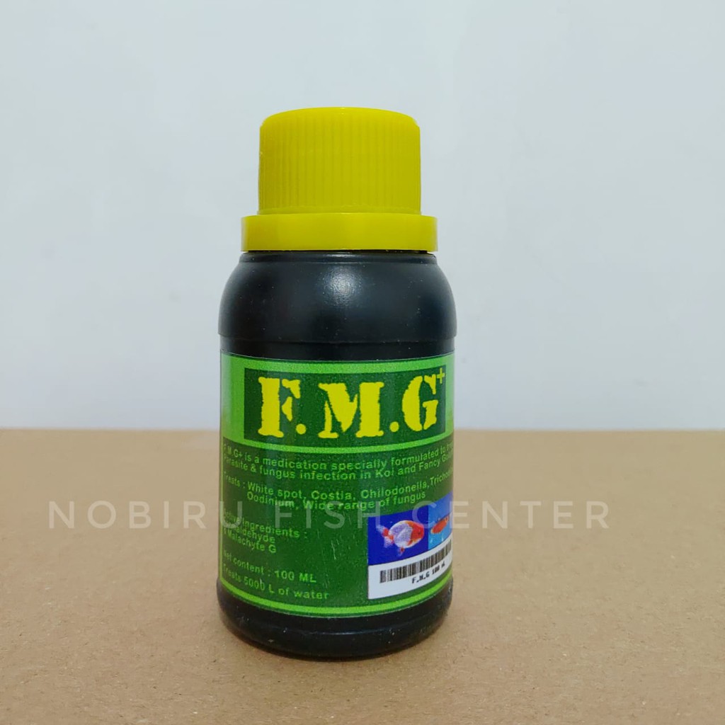 FMG+ 100ml Obat Jamur Insang Ikan Koi + Pipet