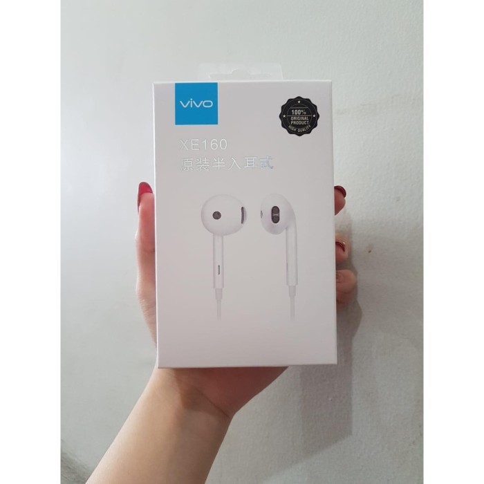 [RO ACC] XE160 HEADSET VIVO ORIGINAL JACK 3.5MM ALL TIPE HP