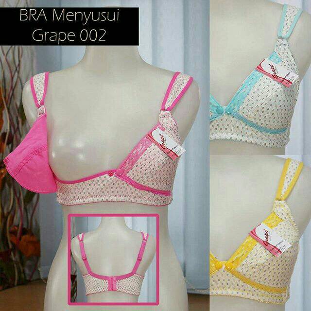 BRA MENYUSUI GRAPE NURSINGWEAR DRESS MENYUSUI