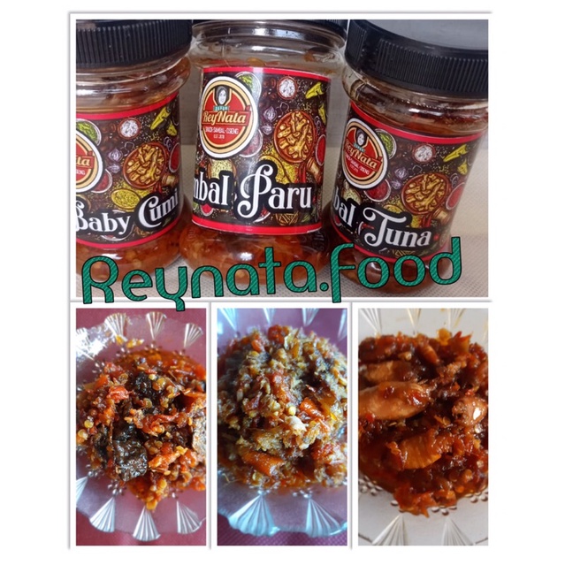 sambal BOTOL /cumi/paru/udang/tuna 120gram