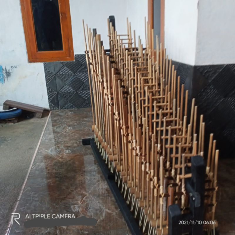Angklung pengamen 22 nada 3 tabung ( C - C )