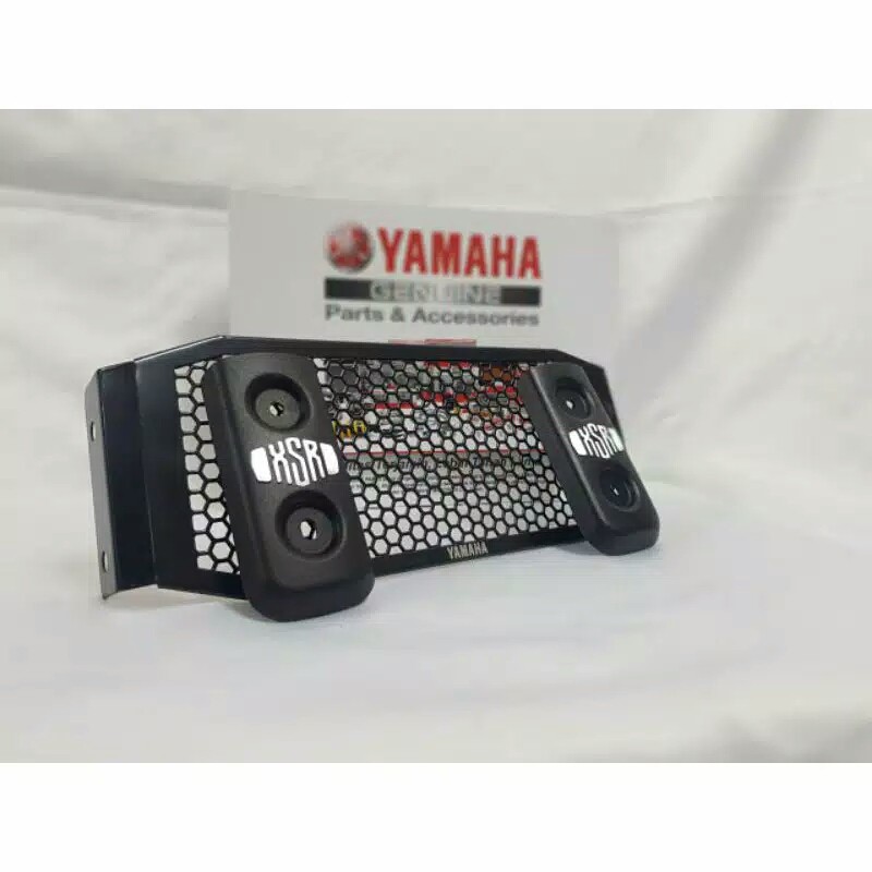 cover radiator xsr 155 original - cover radiator xsr 155 -aksesoris yamaha xsr 155 satu set dengan c