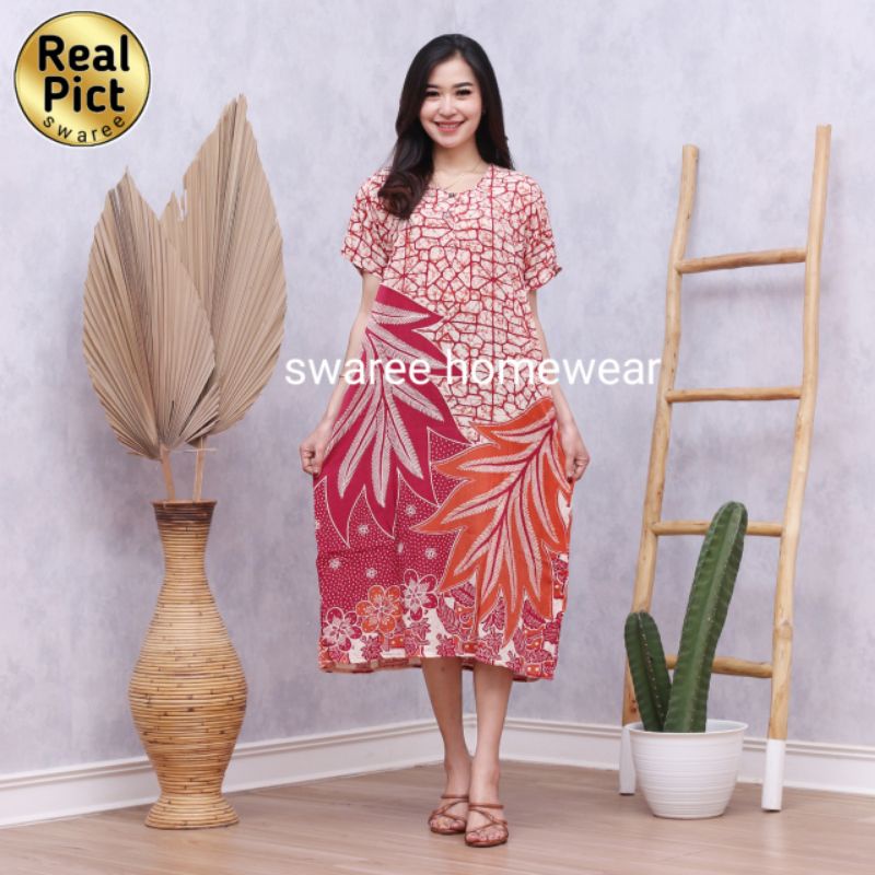 Daster  Busui Rayon Batik Pekalongan Murah Kekinian bisa pilih warna