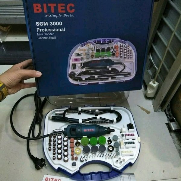 BITEC SGM3000 Mesin Ukir Grafir Mini Die Grinder Set Tuner Rotary Drill Mesin Bor Mini Set Grinda