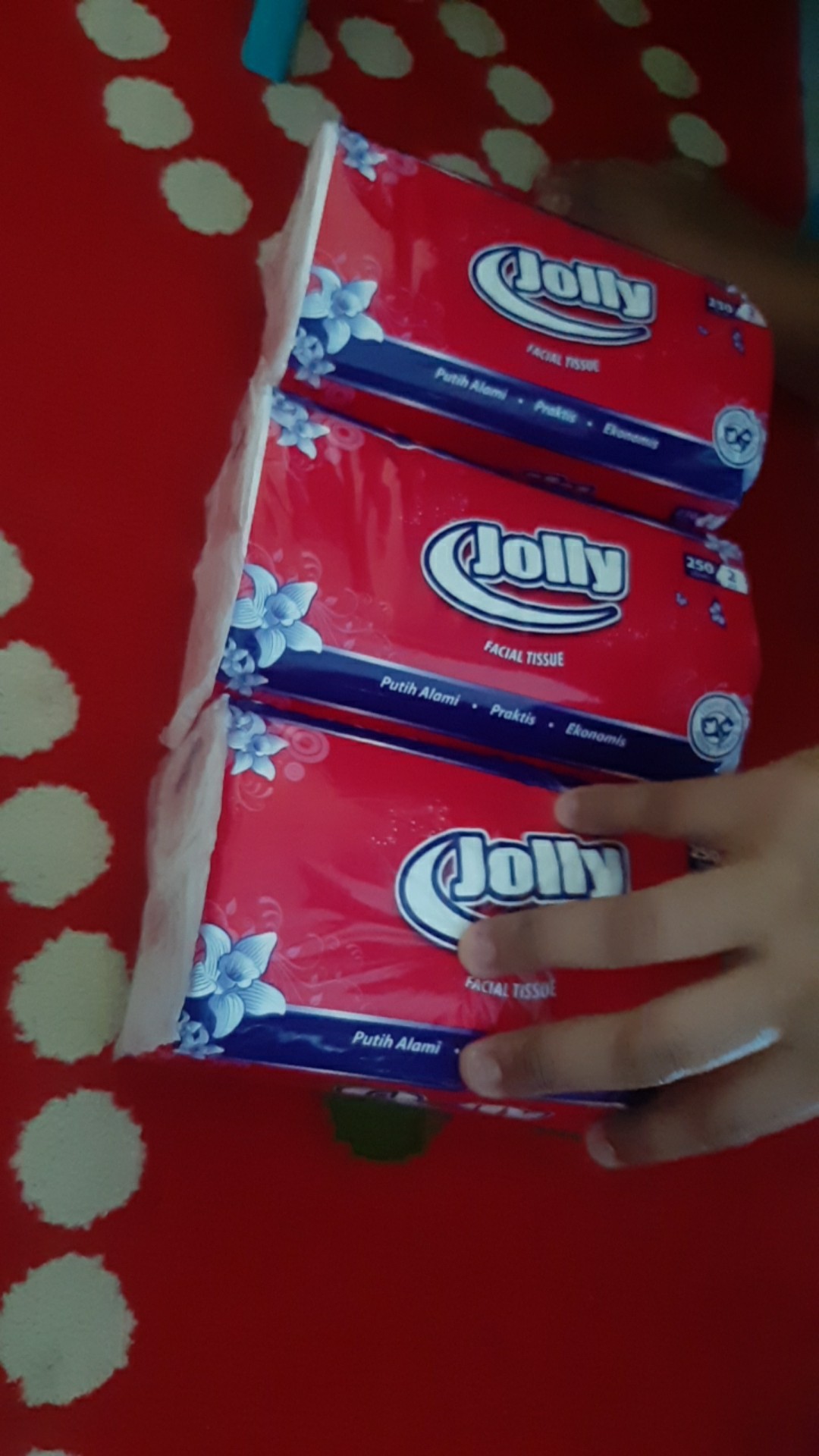 Jolly Facial 250s Tissue Wajah Jolly Halus 2ply