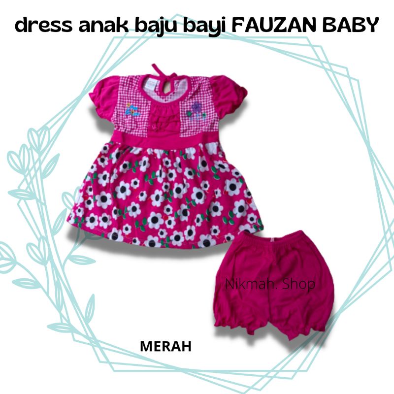 dress anak baju bayi FAUZAN BABY
