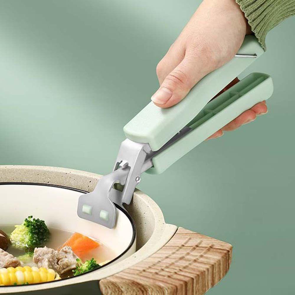 【 ELEGANT 】 Plate Gripper Stainless Steel Anti Gerah Plier Heavy Duty Penjepit Mangkok Panci Penjepit