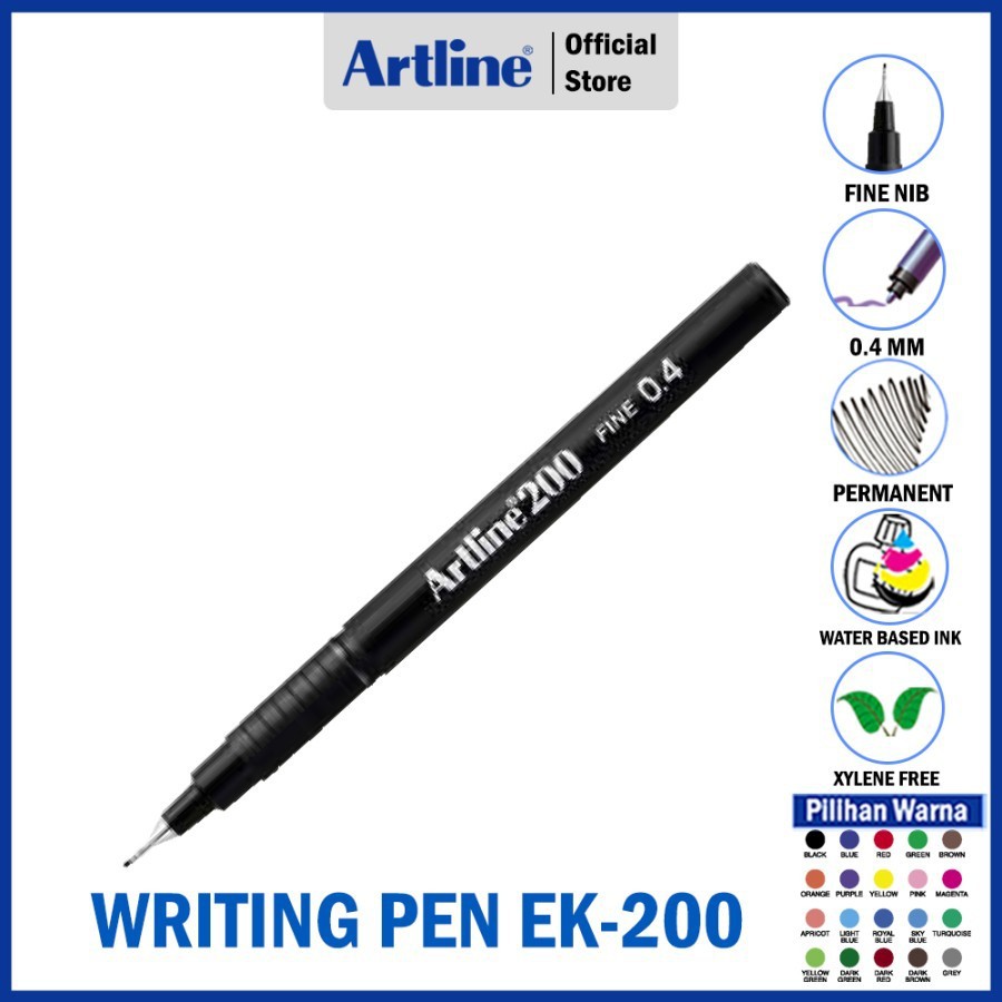 

Spidol Pulpen Artline EK 200