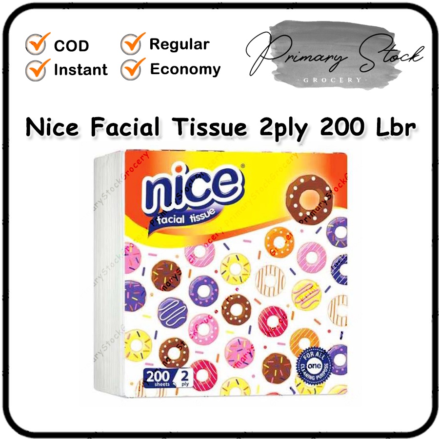 Tisu Nice Murah 200 Sheet Tissue Kotak Kecil 2 ply 200 Lembar